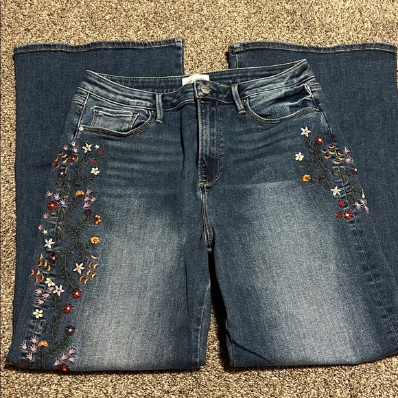 DRIFTWOOD CHARLEE embellished wide leg jeans - Picture 2 of 5